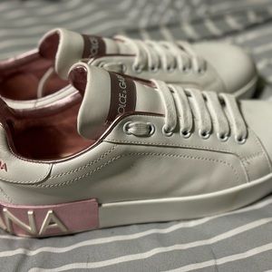 Dolce & Gabbana Nappe Leather Sneakers